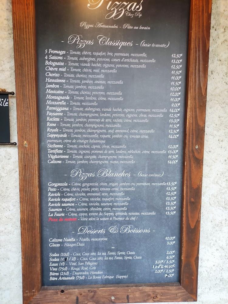 La Pizza Du Sappey « Chez PEP » - Menu Image 4
